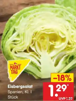 Netto Marken-Discount MARKT TAG Eisbergsalat Angebot