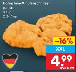 Netto Marken-Discount Hähnchen-Minutenschnitzel Angebot