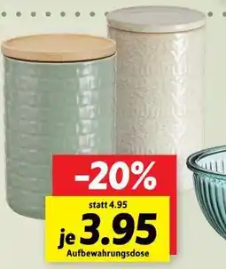 SCONTO Khg aufbewahrungsdose Angebot