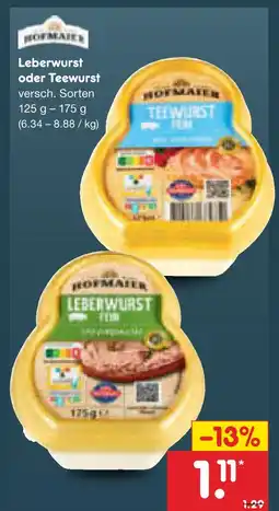 Netto Marken-Discount Rügenwalder teewurst Angebot