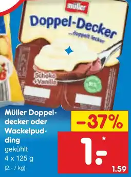 Netto Marken-Discount Müller Doppel- decker oder Wackelpud- ding Angebot