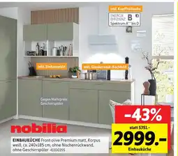 SCONTO Nobilia einbauküche Angebot