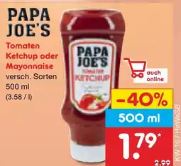 Netto Marken-Discount Papa joe's tomaten ketchup Angebot
