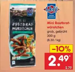 Netto Marken-Discount Wolf mini rostbratwürstchen Angebot