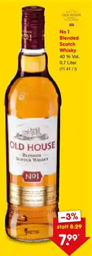 Netto Marken-Discount Old house no 1 blended scotch whisky Angebot