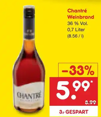 Netto Marken-Discount Chantré weinbrand Angebot