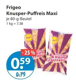 V Markt Frigeo knusper-puffreis maxi Angebot