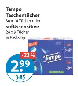 V Markt Tempo taschentücher Angebot