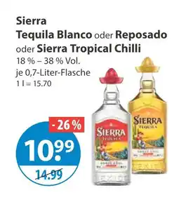 V Markt Sierra tequila blanco Angebot