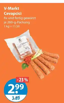 V Markt V-markt cevapcici Angebot