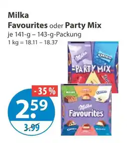 V Markt Milka favourites Angebot