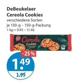 V Markt Debeukelaer cereola cookies Angebot