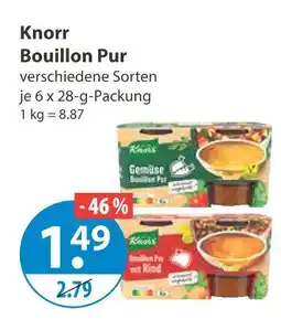 V Markt Knorr bouillon pur gemüse Angebot