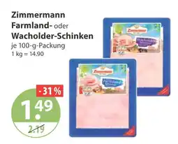 V Markt Zimmermann farmland-schinken Angebot