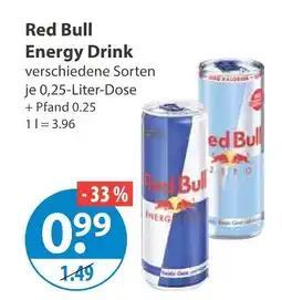 V Markt Red bull energy drink Angebot
