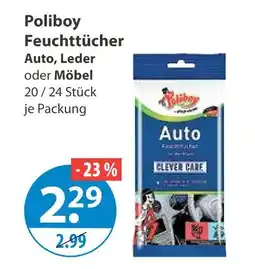 V Markt Poliboy feuchttücher auto Angebot