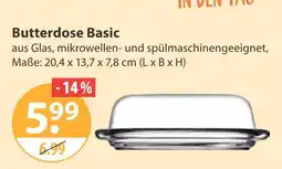 V Markt Butterdose basic Angebot