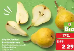 Kaufland Bio-tafelbirnen Angebot
