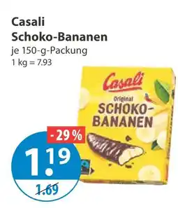 V Markt Casali schoko-bananen Angebot