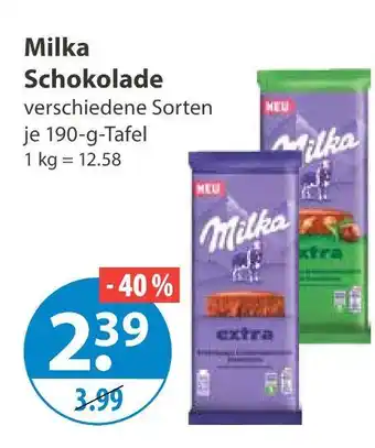 V Markt Milka schokolade Angebot