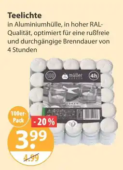 V Markt Teelichte Angebot