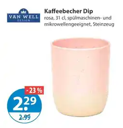 V Markt Van well design kaffeebecher dip Angebot