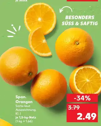 Kaufland Span. orangen Angebot