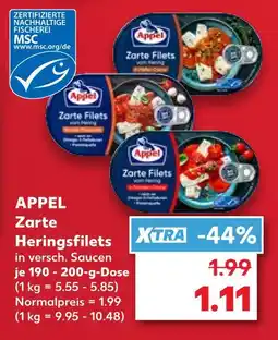 Kaufland Appel zarte heringsfilets Angebot