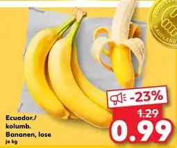 Kaufland Bananen, lose Angebot