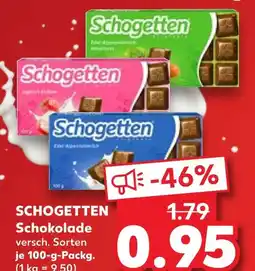 Kaufland Schogetten schokolade Angebot