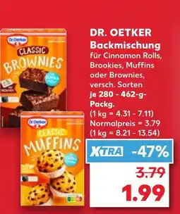 Kaufland Dr. oetker backmischung classic brownies Angebot