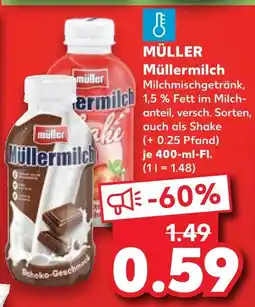 Kaufland Müller müllermilch Angebot