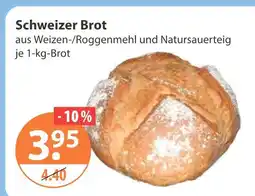 V Markt Schweizer brot Angebot