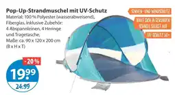 V Markt Pop-up-strandmuschel mit uv-schutz Angebot