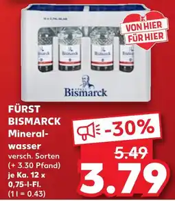 Kaufland Fürst bismarck mineralwasser Angebot
