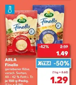 Kaufland Arla finello pizzakäse Angebot