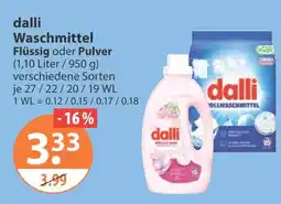 V Markt Dalli waschmittel flüssig Angebot