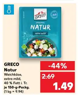 Kaufland Greco natur Angebot