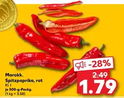 Kaufland Marokk. spitzpaprika, rot Angebot