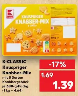 Kaufland K-classic knuspriger knabber-mix Angebot