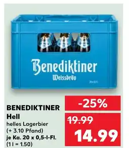 Kaufland Benediktiner hell Angebot