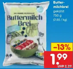 Netto Marken-Discount Buttermilch Brei Angebot
