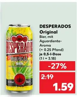 Kaufland Desperados original Angebot