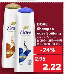 Kaufland Dove shampoo Angebot