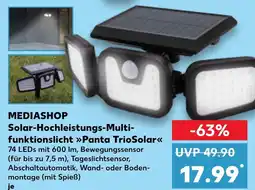 Kaufland Mediashop solar-hochleistungs-multifunktionslicht panta triosolar Angebot