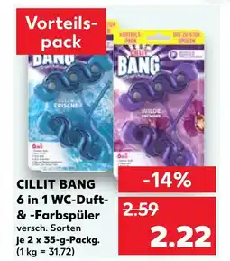 Kaufland Cillit bang 6 in 1 wc-duft- & -farbspüler ozean frische Angebot
