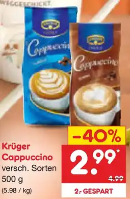 Netto Marken-Discount Krüger Cappuccino Angebot