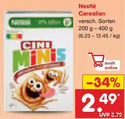 Netto Marken-Discount Nestlé Cerealien Angebot