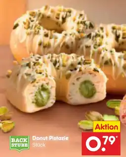 Netto Marken-Discount BACK STUBE Donut Pistazie Angebot