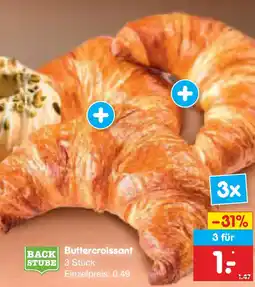 Netto Marken-Discount BACK STUBE Buttercroissant Angebot